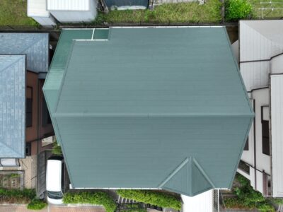 河内長野市T様邸（屋根カバー工事及び下屋根塗替え工事）