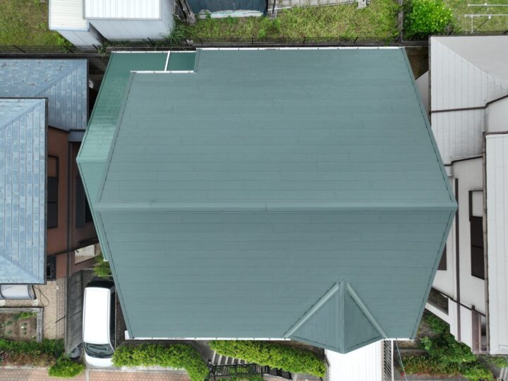 河内長野市T様邸（屋根カバー工事及び下屋根塗替え工事）