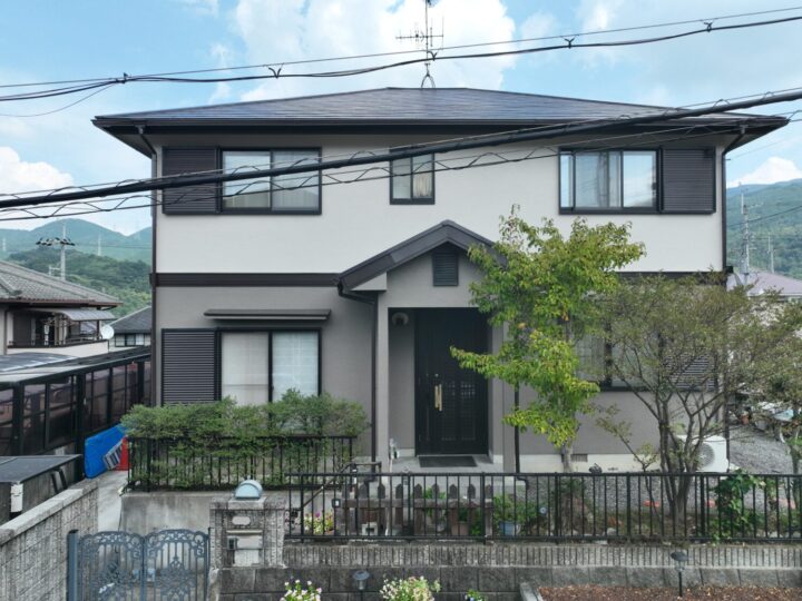 南河内郡河南町H様邸（外壁塗装工事）