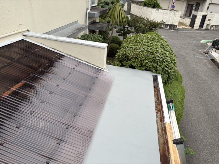 河内長野市S様邸（物置屋根工事）