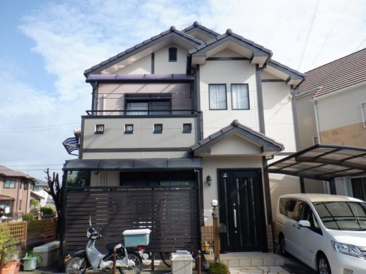 大阪狭山市H様邸(外壁塗装工事)