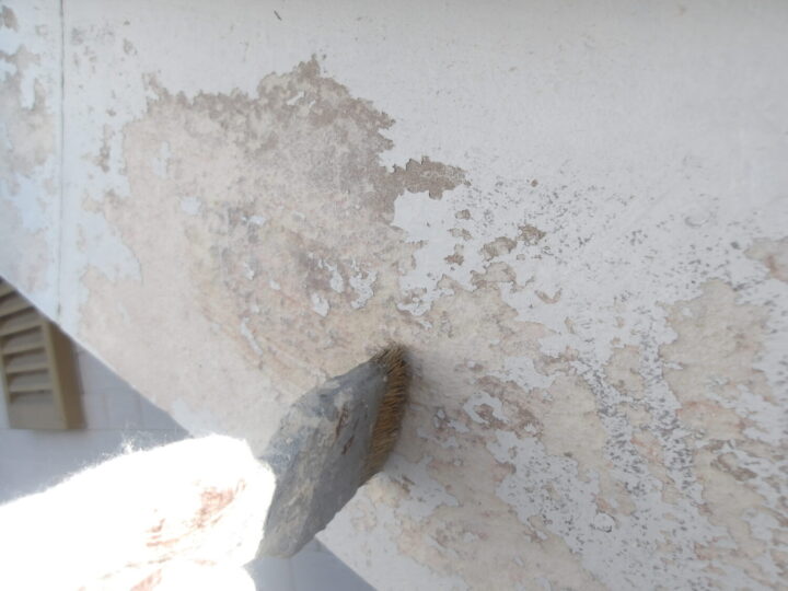 【破風板】下塗り