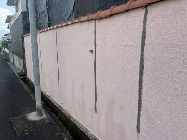 モルタル補修完了