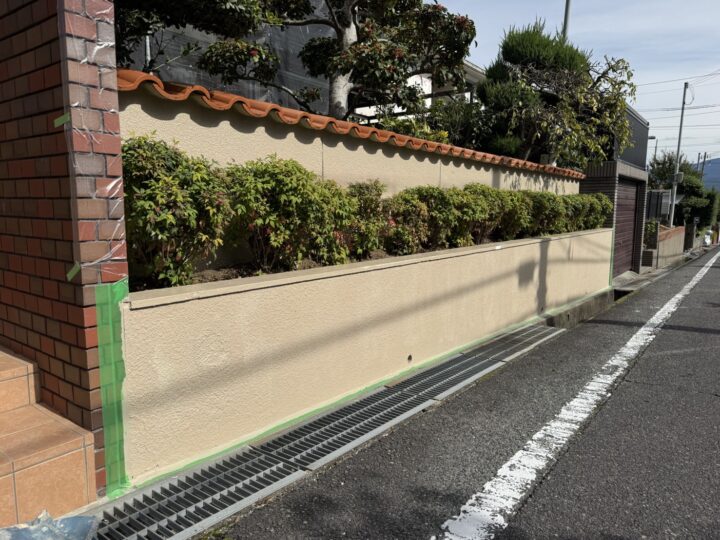 上塗り1回目完了