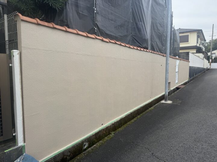 上塗り1回目完了