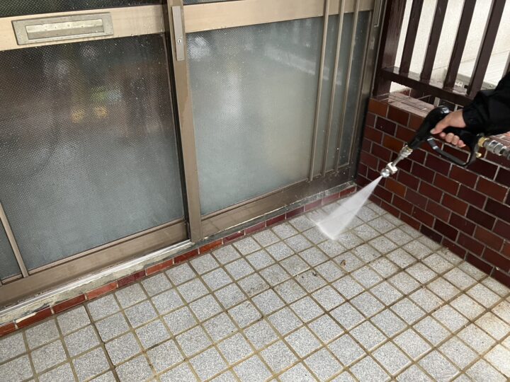 高圧水洗浄