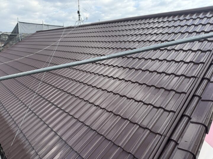 上塗り1回目完了