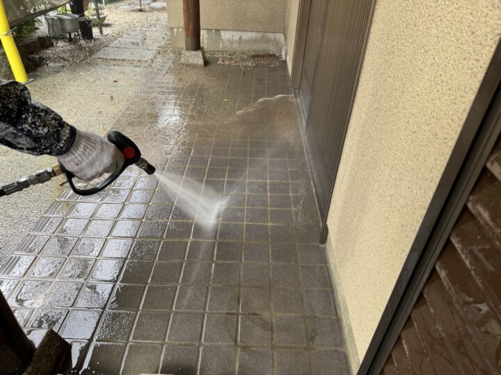 高圧水洗浄