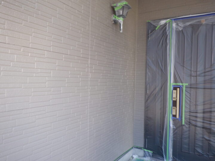 上塗り1回目完了