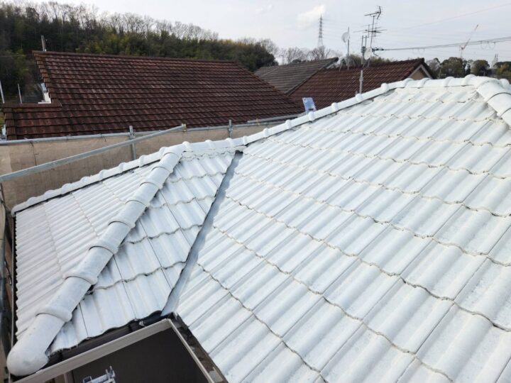 下塗り2回目完了