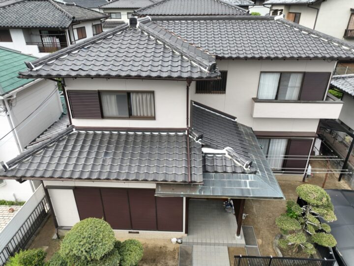 河内長野市T様邸（外壁塗装・漆喰工事）