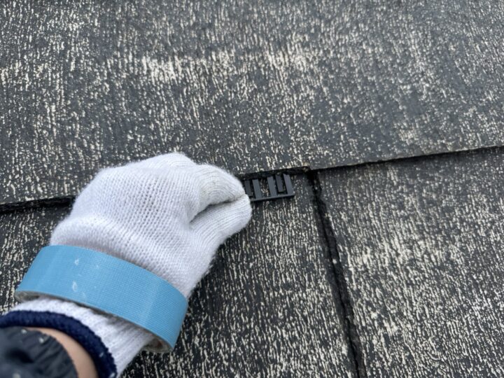 タスペーサー差込み