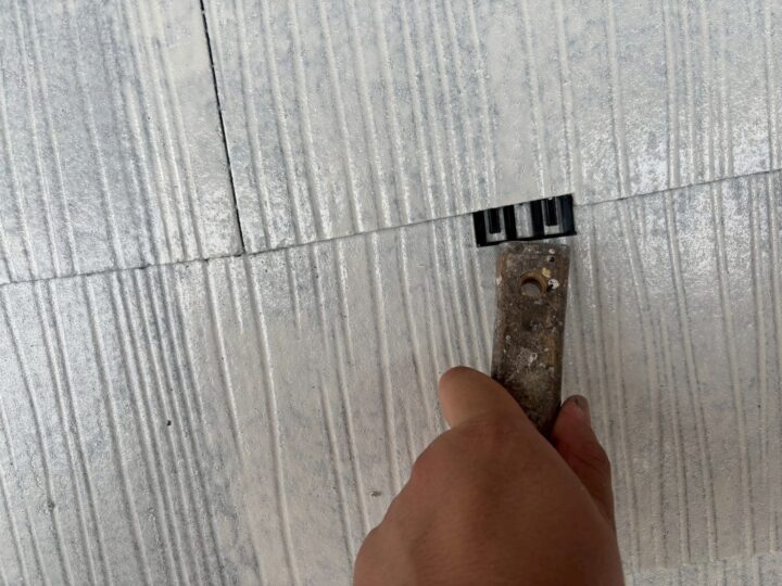 タスペーサー差込み