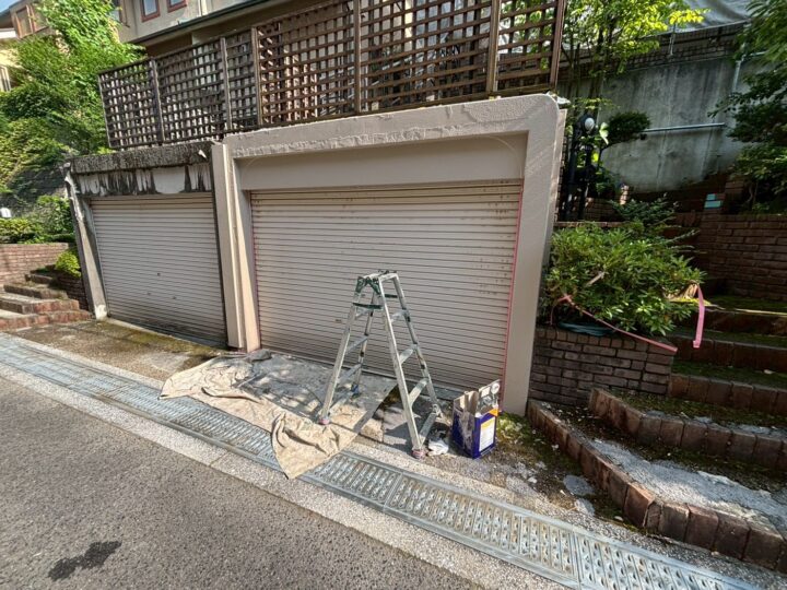 上塗り1回目完了