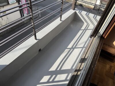 河内長野市K様邸（ベランダ防水・手摺塗装工事）